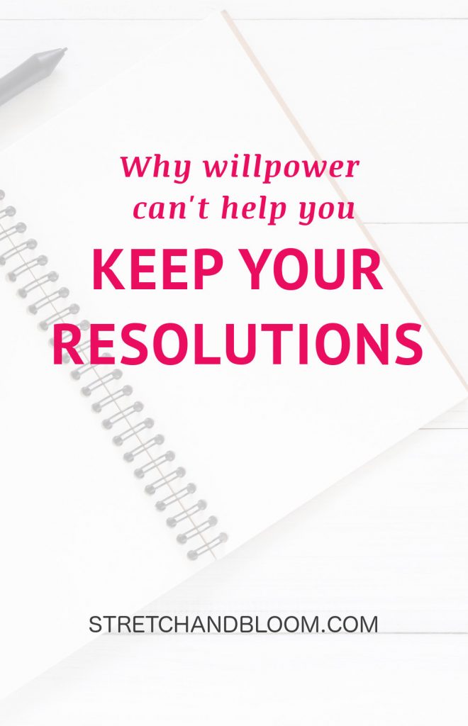 Pinterest banner: why you can't keep new year's resolutions